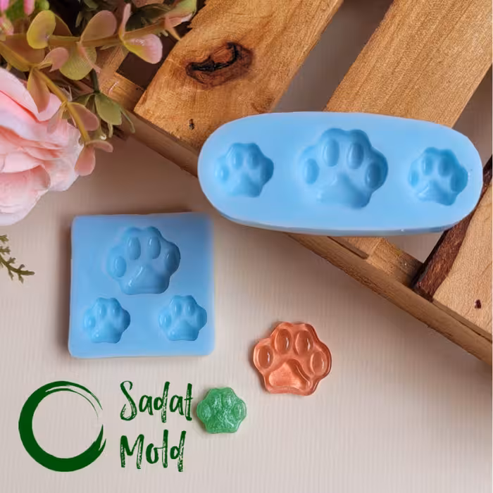 قالب سیلیکونی ست پنجه گربه یک و دو سانتی