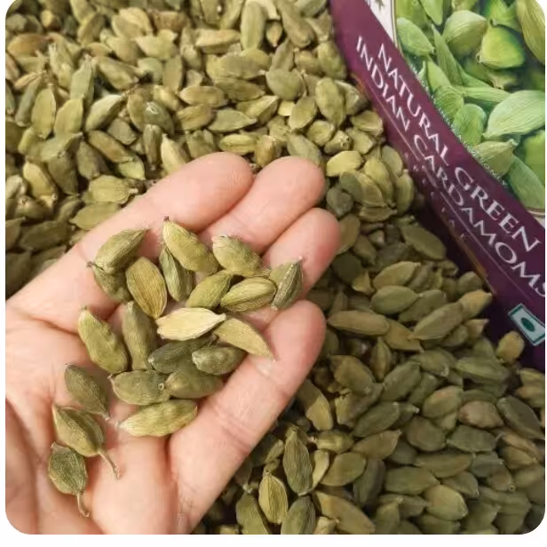 هل اکبر بنفش سبز اصل درجه یک 90 گرمی