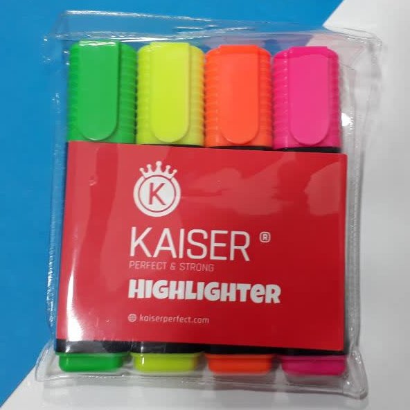 ماژیک هایلایتر کایزر بسته 4عددی