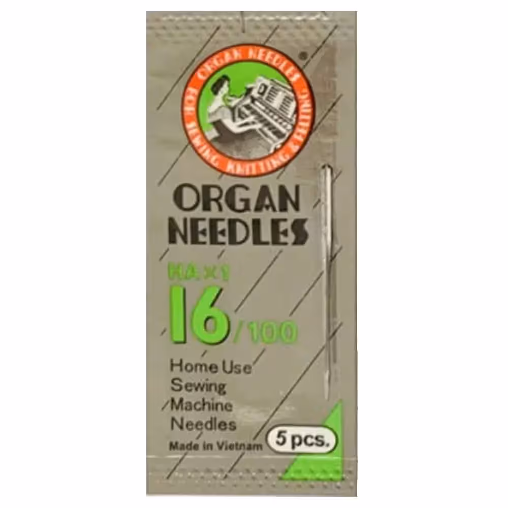 خرید سوزن چرخ خیاطی خانگی ارگان مدل اچ آ HA سایز 16 بسته 5 عددی