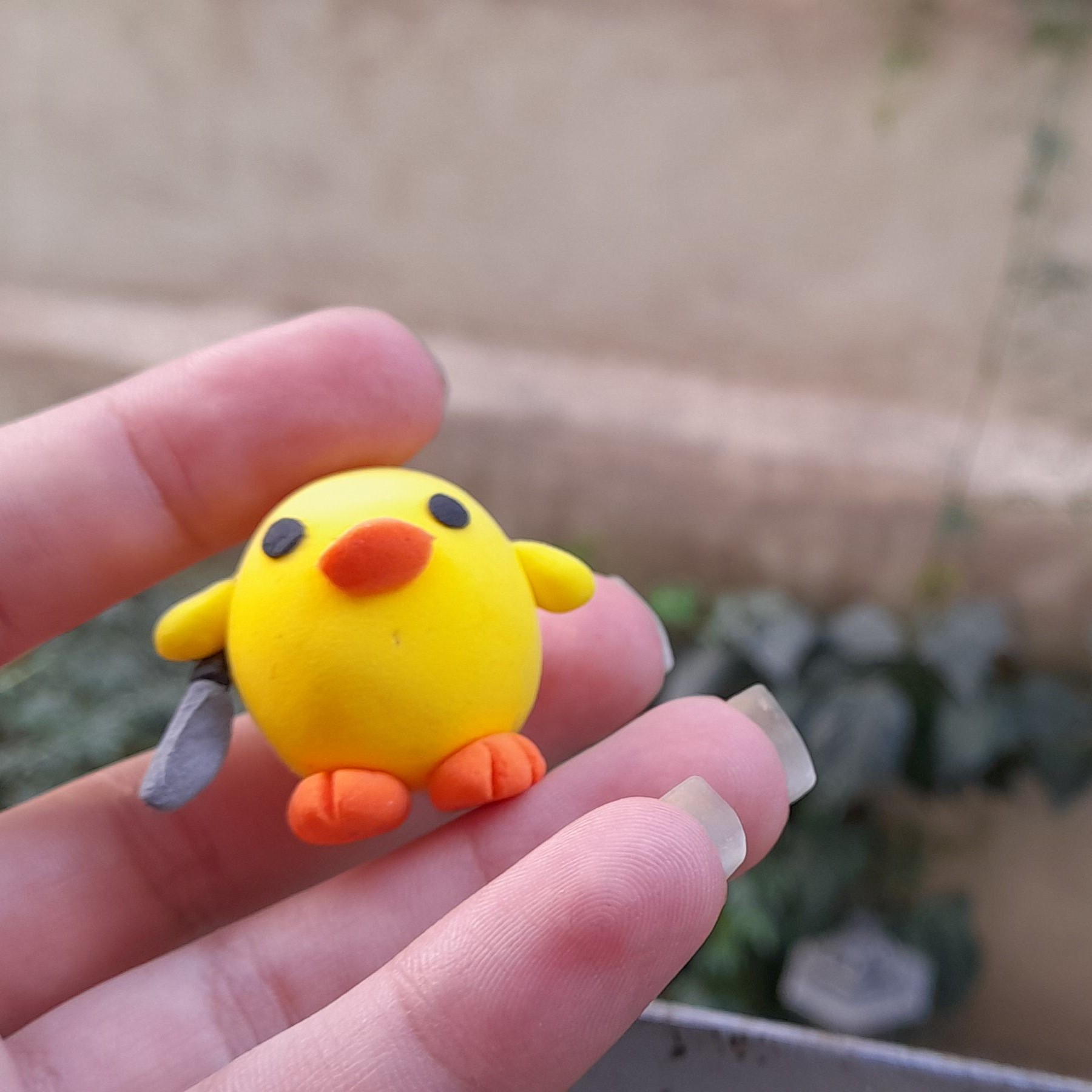 مجسمه خمیری فانتزی جوجه عصبی