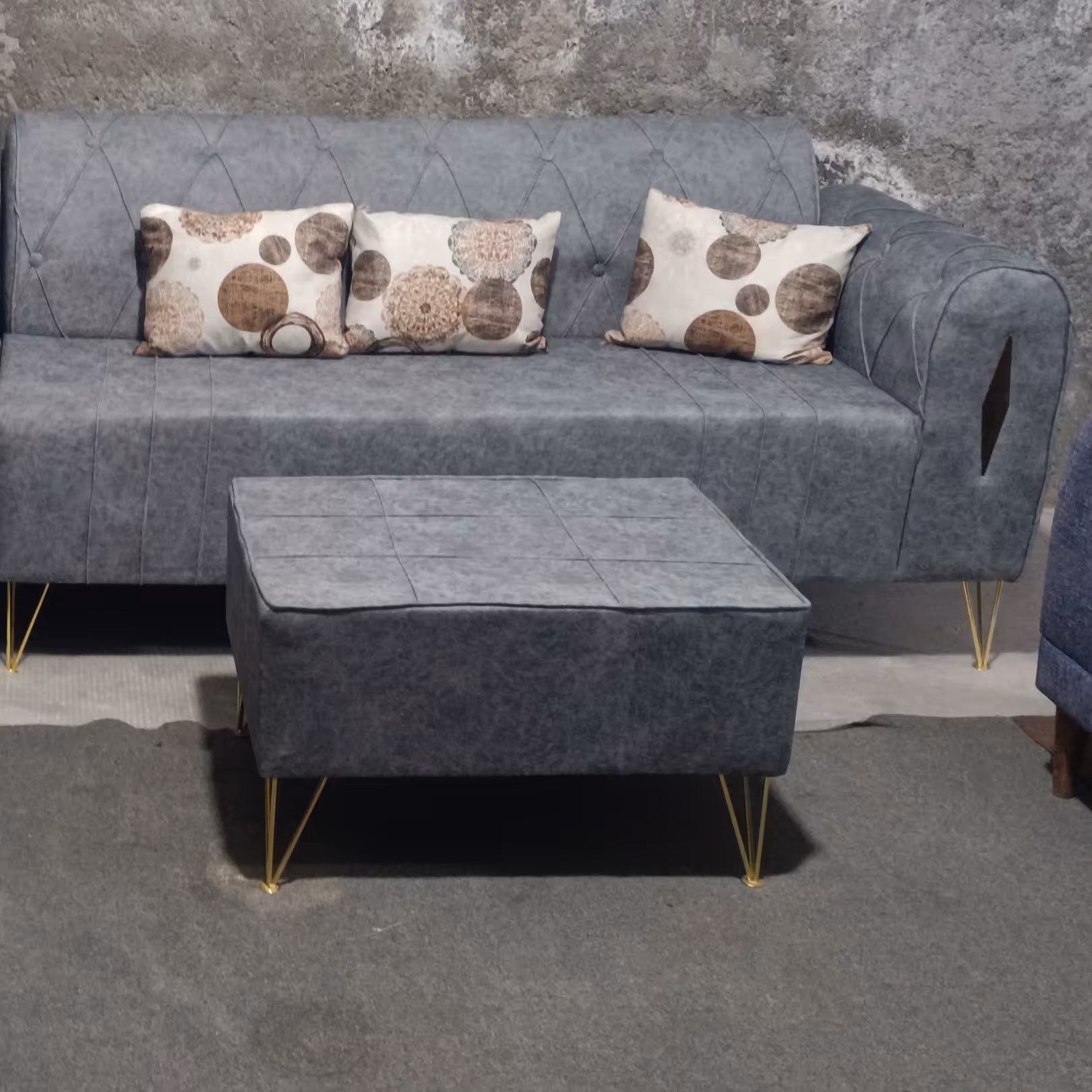 مبل ال آماده تحویل ال چستر زیبا در چند رنگ 