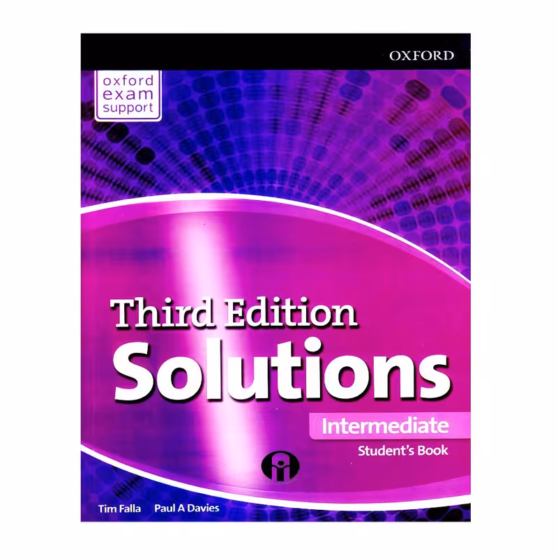 کتاب Solutions Intermediate Third Edition اثر Tim Falla And Paul A Davies انتشارات الوندپویان 