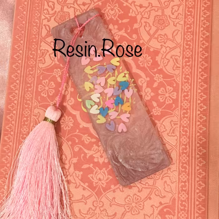 بوک مارک (نشان کتاب) طرح قلب