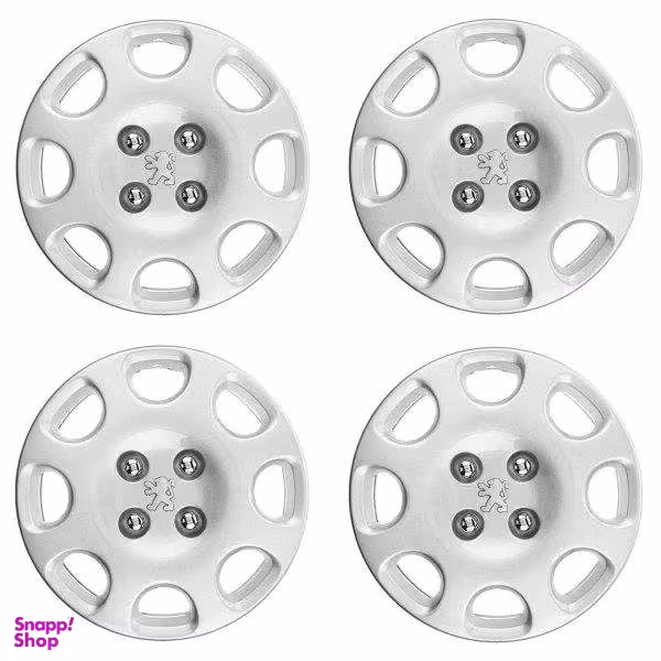 قالپاق چرخ مدل 1-kpn206 سایز 14 اینچ مناسب برای پژو 206 SD بسته 4عددی