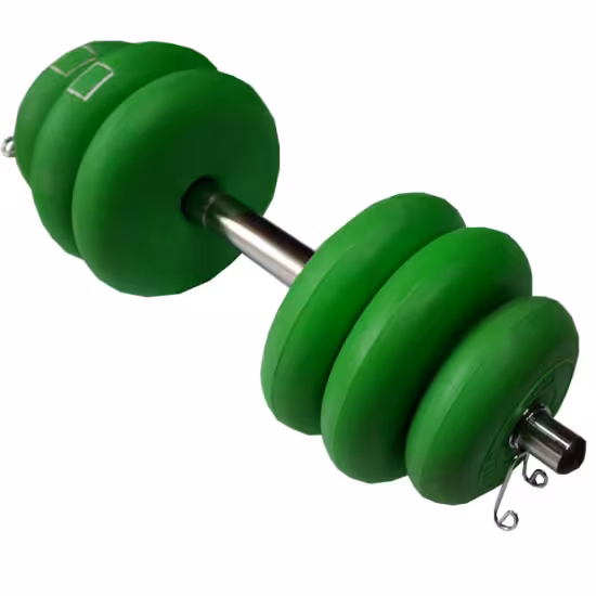 دمبل پلاستیکی گچی 5 کیلوگرم