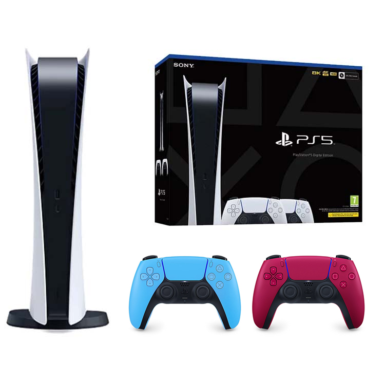 خرید کنسول پلی استیشن 5 دیجیتال باندل دو دسته | PlayStation 5 Digital Two Dualsense Bundle (کارکرده) با بهترین قیمت