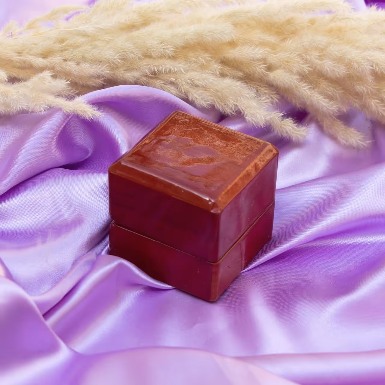 
جعبه انگشتری چوبی تک حلقه


