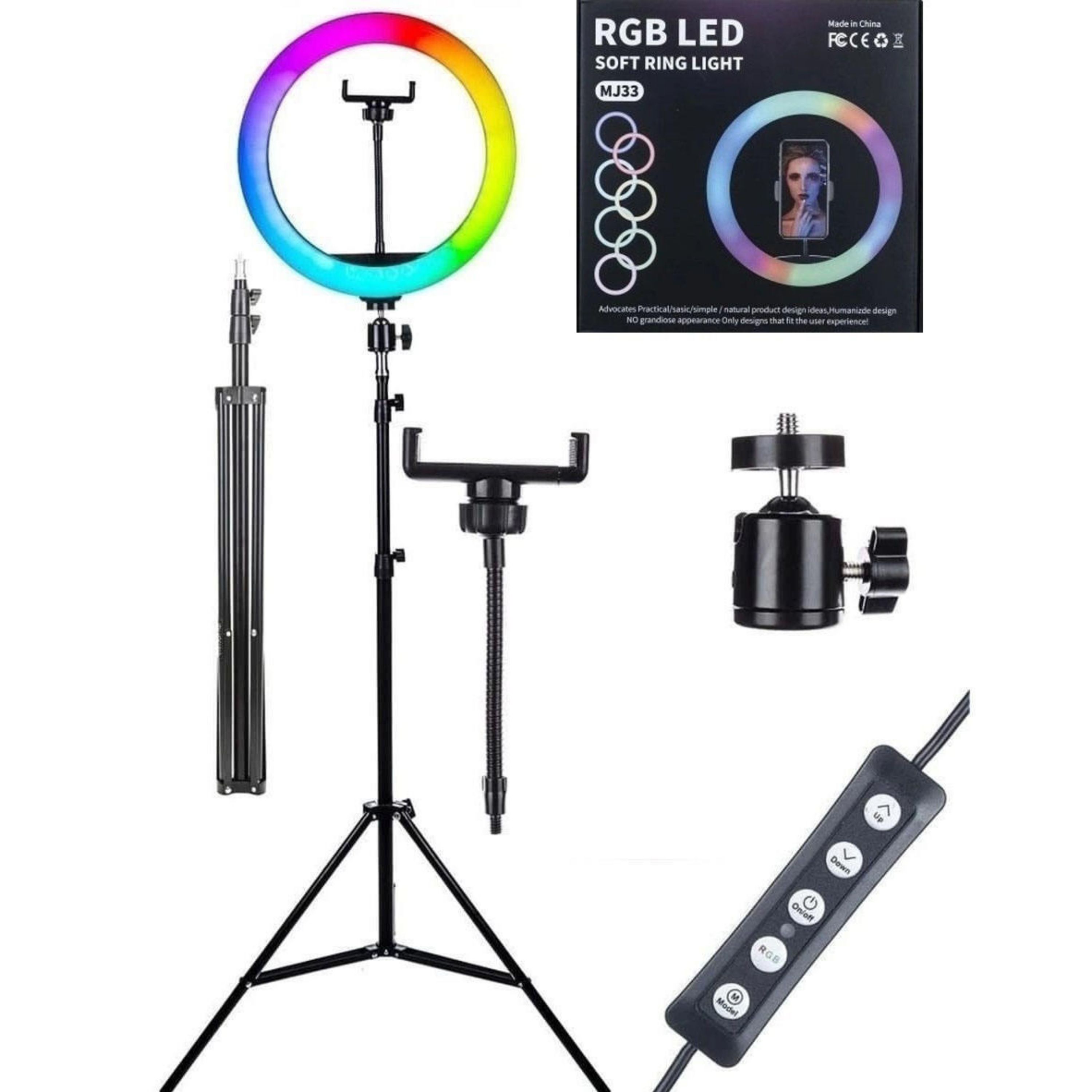 رینگ لایت پایه دار