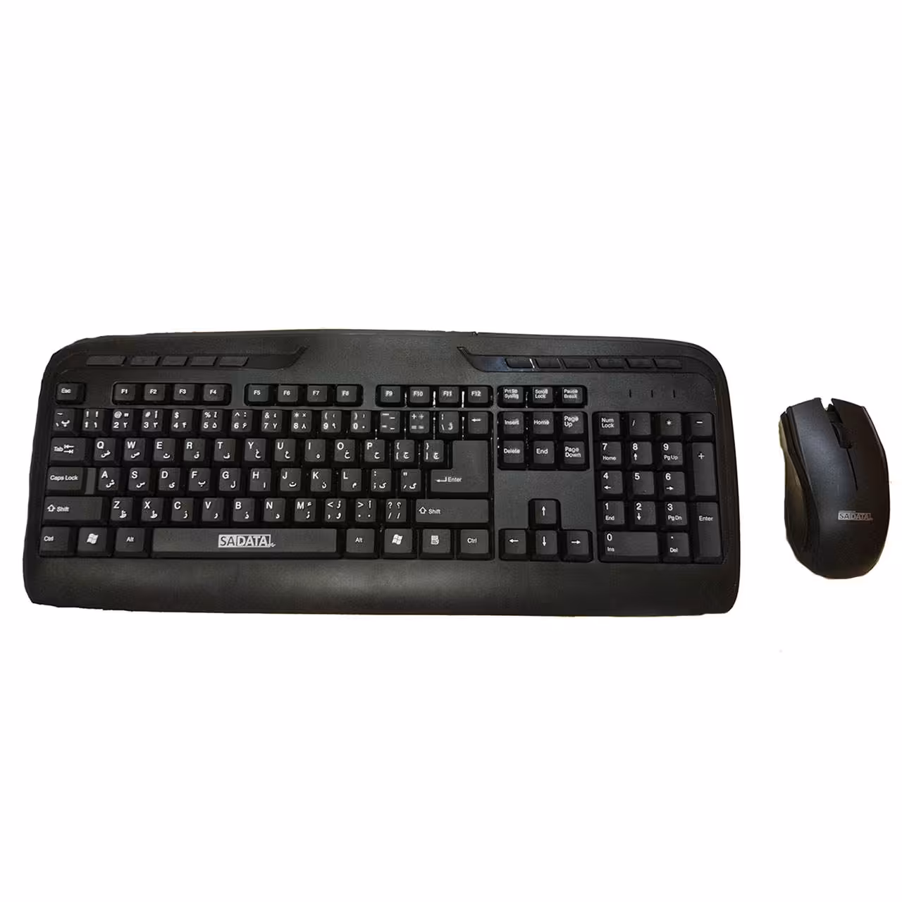کیبورد و ماوس بی سیم سادیتا مدل SKM-1554WL با حروف فارسی