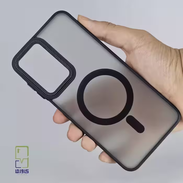 قاب S24 Ultra مگ سیف مشکی| کاور پشت مات مگنتی مقاوم