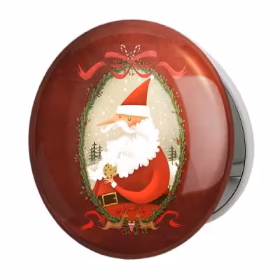 آینه جیبی خندالو طرح کریسمس Christmas مدل تاشو کد 22143