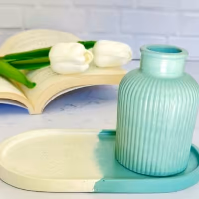 سینی بیضی سنگ مصنوعی