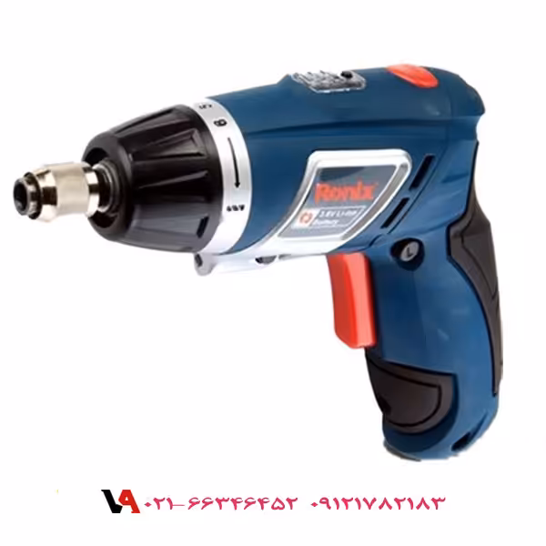 دريل پيچ گوشتي شارژي تاشو 3/6ولت رونيکس مدل 8530