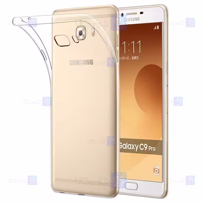 کاور سامسونگ samsung galaxy c9 pro گارد قاب C9 PRO 2017 جلد محافظ شفاف ژله ای سی 9  نه پرو C9000 SM-C900F SM C900Y