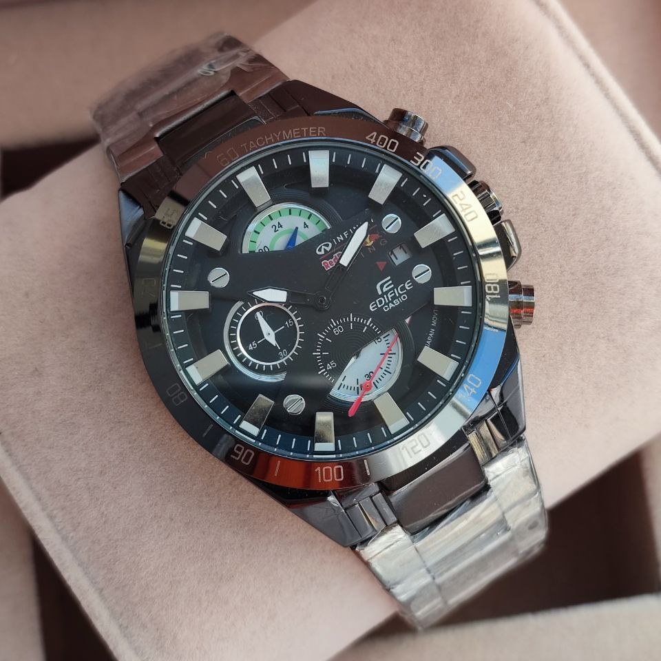 ساعت مچی مردانه 3 موتور فعال کرنوگراف کاسیو ادیفایس مدل 2022 casio