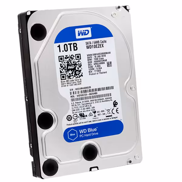 هارد اینترنال 1 ترابایت وسترن دیجیتال آبی WD10EZEX Blue