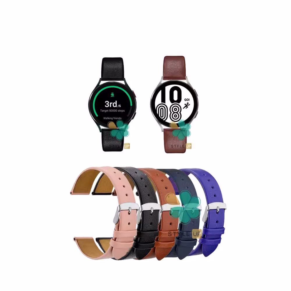 بند ساعت سامسونگ Galaxy Watch 4 مدل Fancy Leather