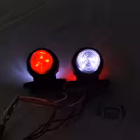 چراغ لاستیکی دورو کوچک smd قرمز-سفید