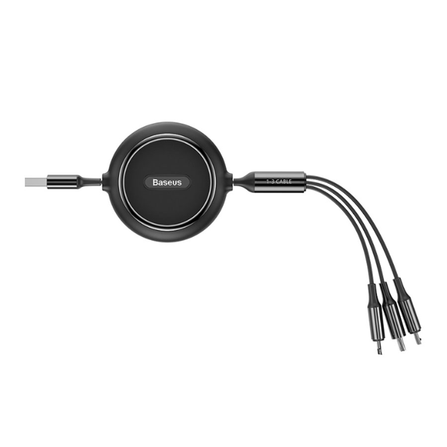 قیمت و خرید کابل تبدیل 1.2 متری سه سر بیسوس مدل Golden Loop 3-in-1 CAMLT-JH01 | یاس ارتباط