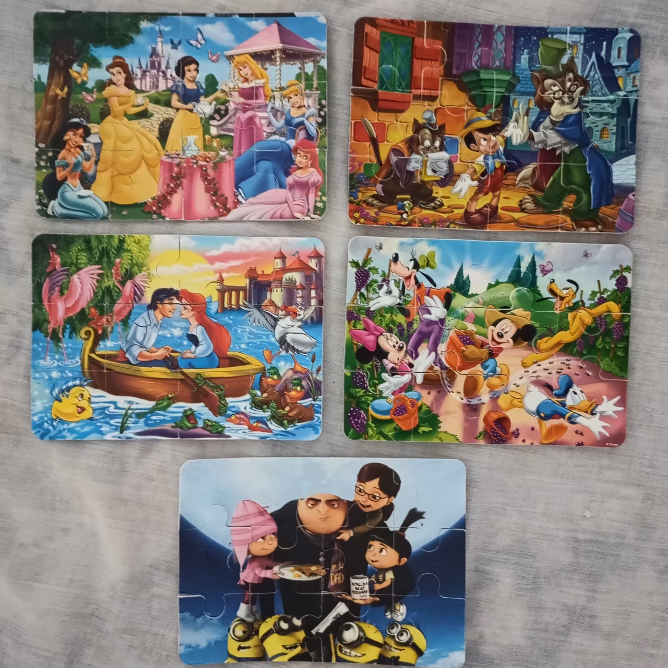 پازل فومی جعبه ای بچه گانه 12تیکه  در چند طرح-پازل بچه گانه-جورچین