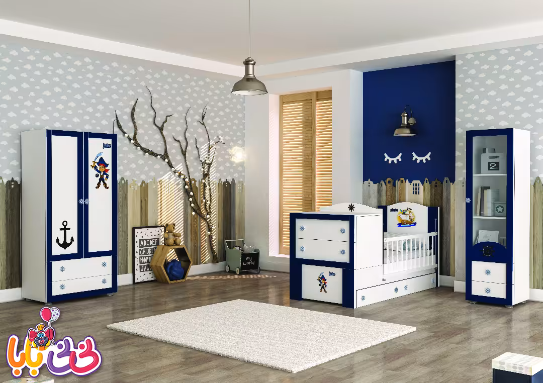 سرویس خواب دو منظوره نوزاد-نوجوان مدل جک