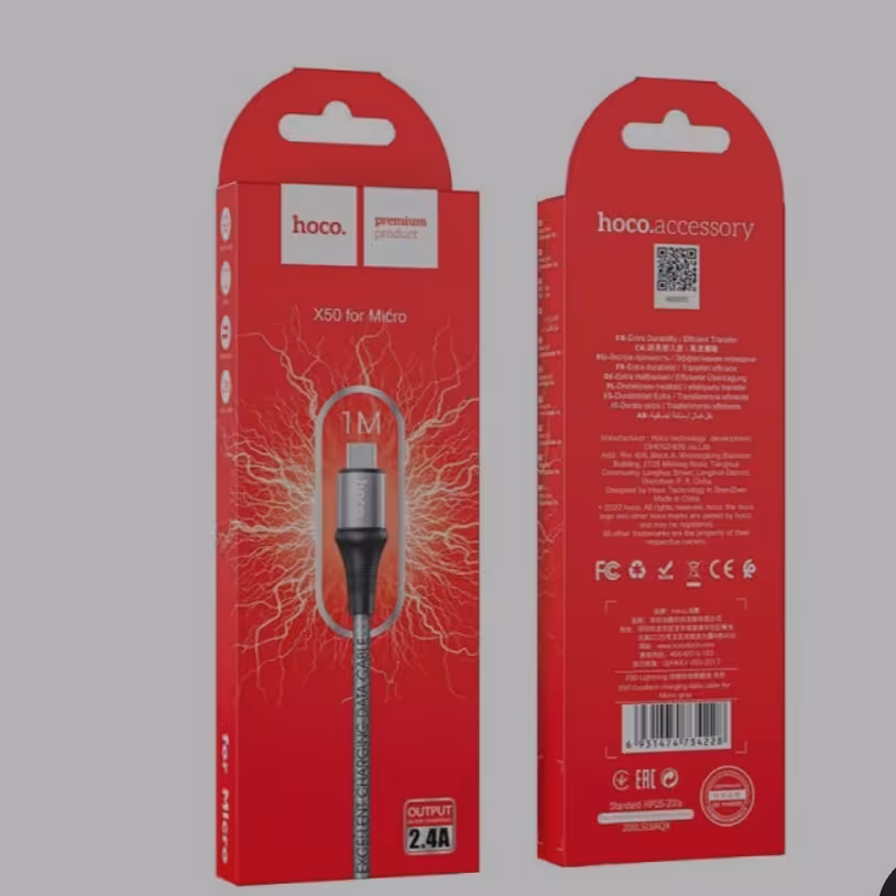 کابل شارژ میکرو هوکو مدل X50 