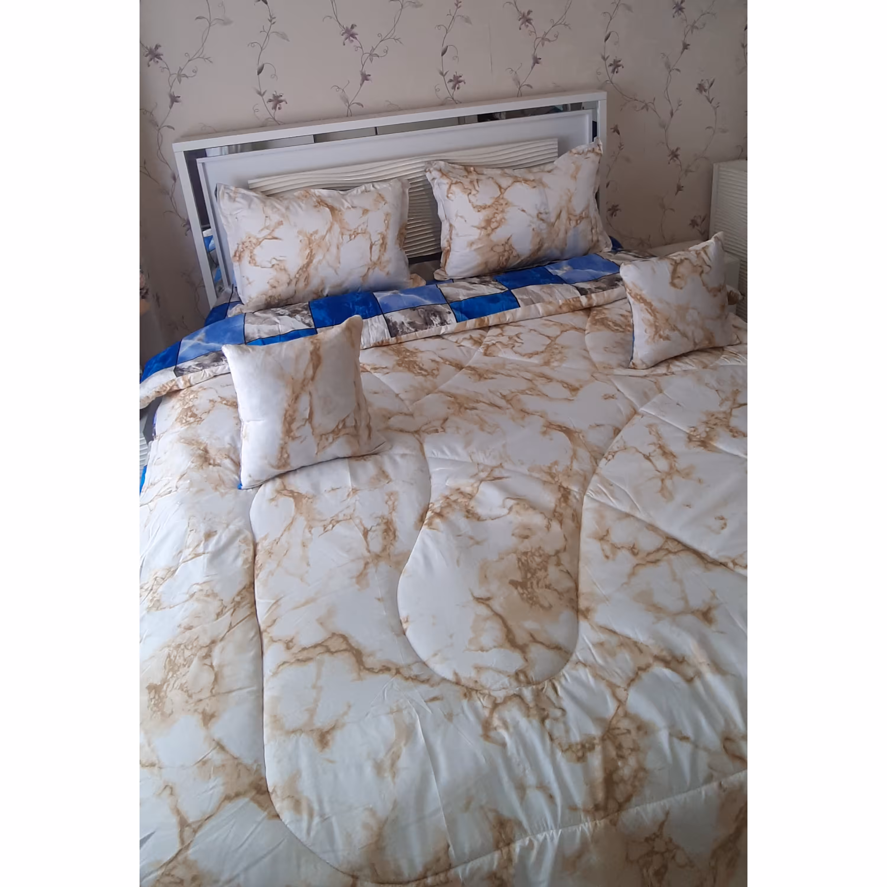 روتختی دو نفره دو رویه 6تیکه در طرح ها و رنگهای مختلف