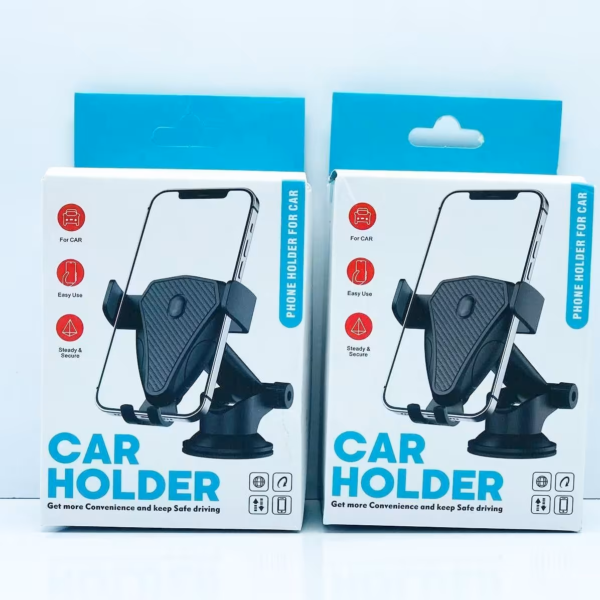 هلدر جر ثقیلی پک آبی گیره ای نصب روی داشبورد و شیشه 