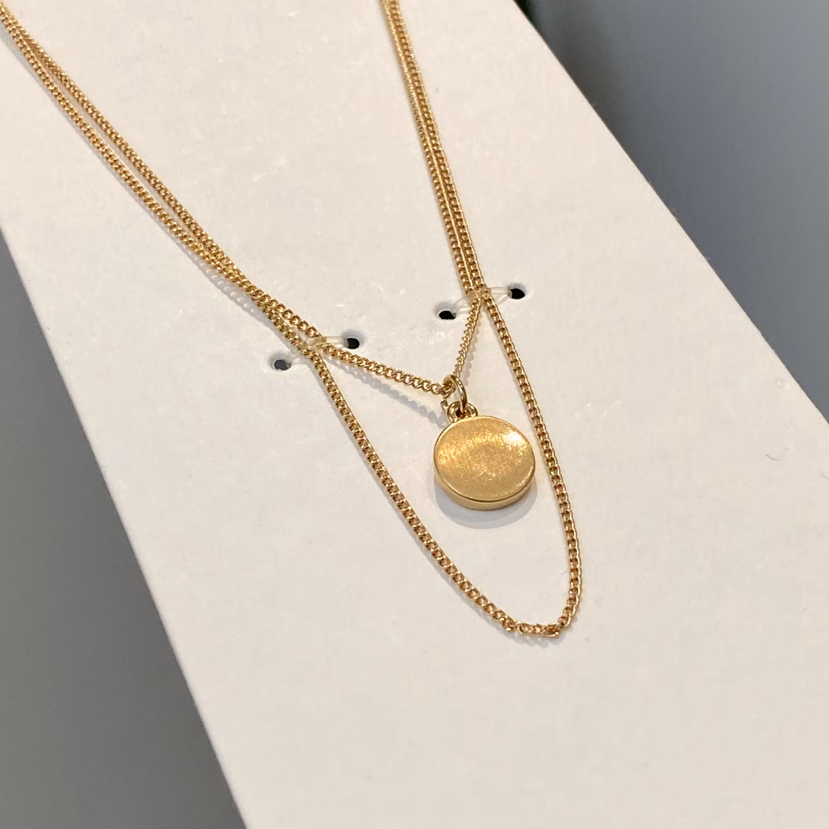 گردنبند دولاین با تک پلاک گردنبند زنانه و دخترانه بسیار زیبا مناسب کادو تولد