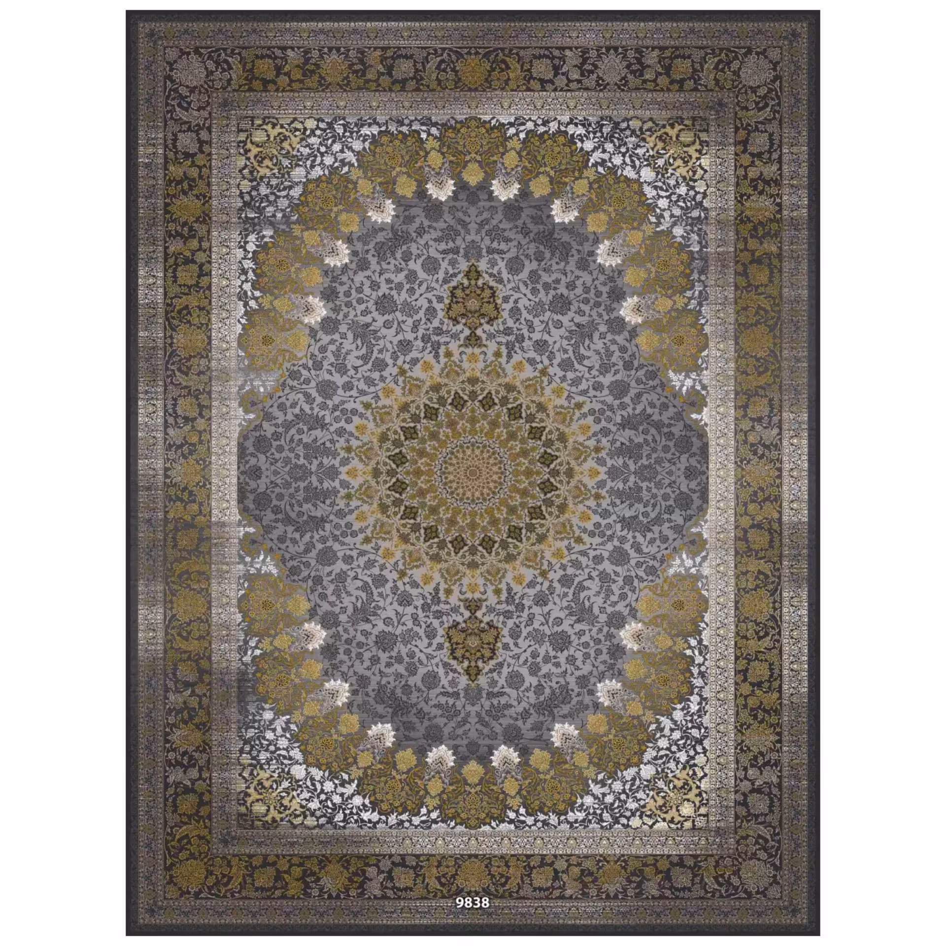 فرش وینتیج 9 متری 1200 شانه کد H9838