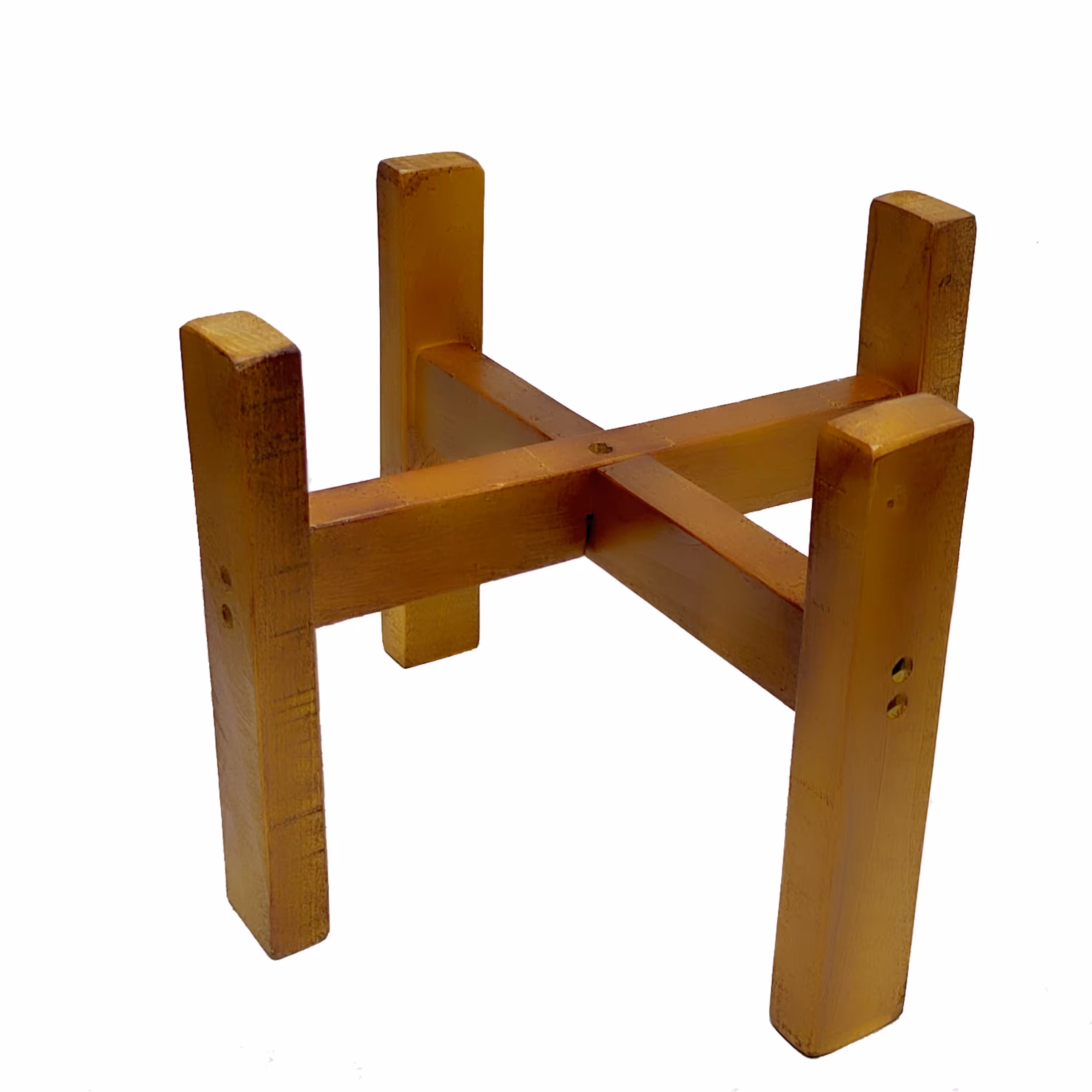 پایه گلدان طرح H مدل s22  (قهوه ای روشن)