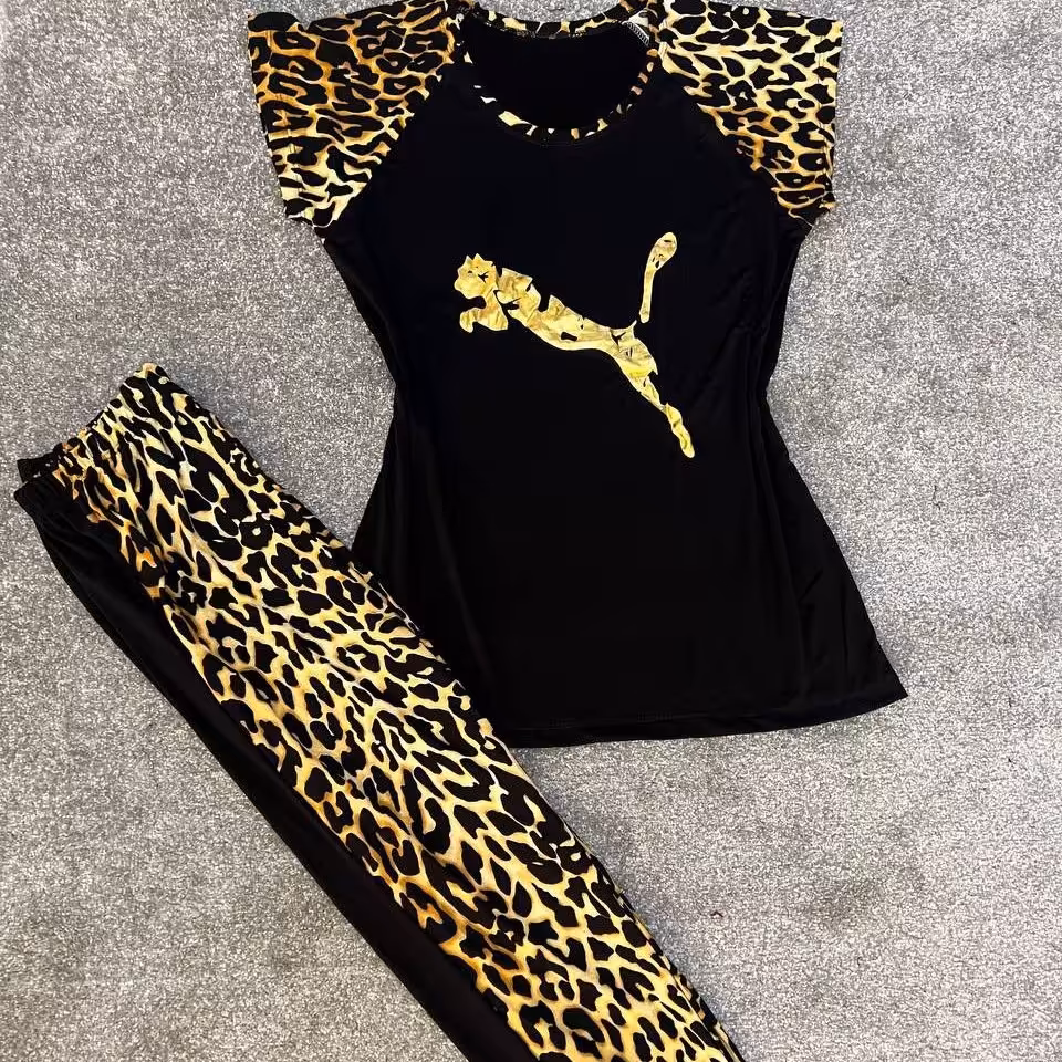 تیشرت شلوار پوما پلنگی