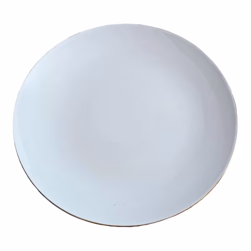 دیس گرد لب طلا ساخت شرکت چینی تقدیس تک عددی