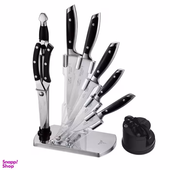 ست چاقو آشپزخانه 8 پارچه وینر مدل NWG9.PLUS به همراه چاقو تیزکن