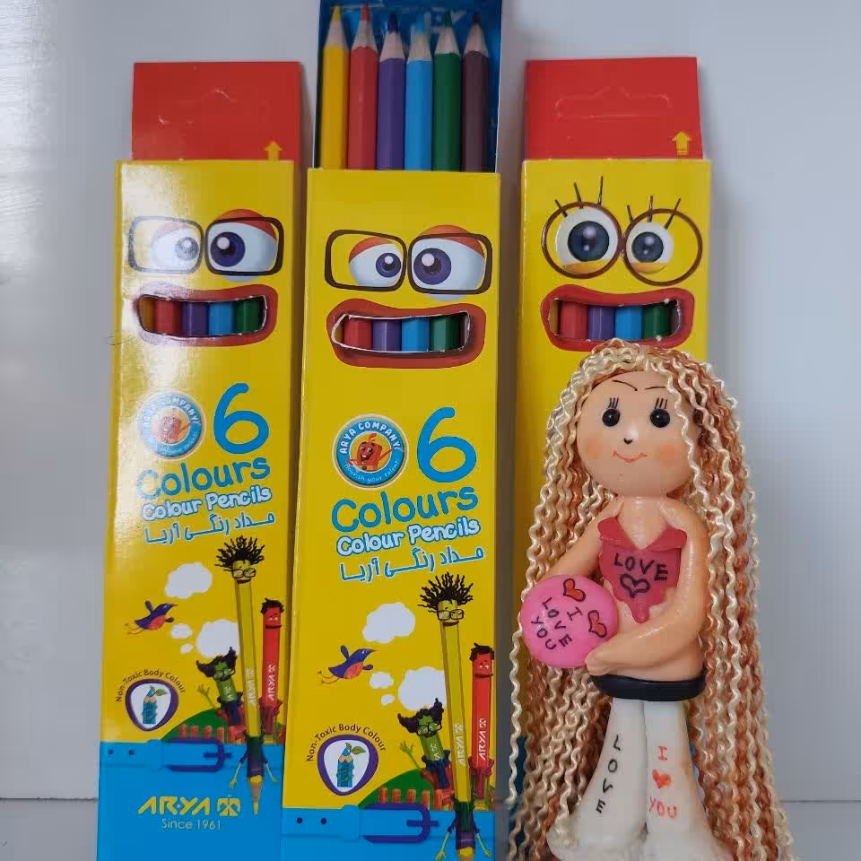 مدادرنگی 6 رنگ آریا
