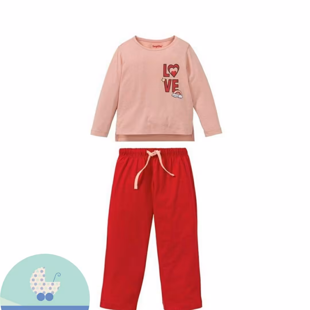 ست بلوز و شلوار دخترانه لوپیلو سایز2 تا 4 سال 