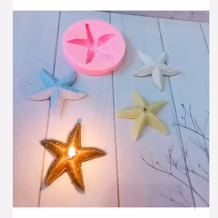 مولد ستاره دریایی  بزرگ قطر 8ونیم سانت قالب شمع ستاره دریایی