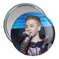 آینه جیبی خندالو مدل ته یانگ گروه بیگ بنگ BIGBANG کد 12572