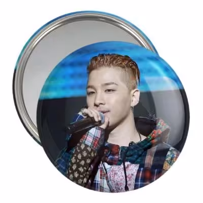 آینه جیبی خندالو مدل ته یانگ گروه بیگ بنگ BIGBANG کد 12572