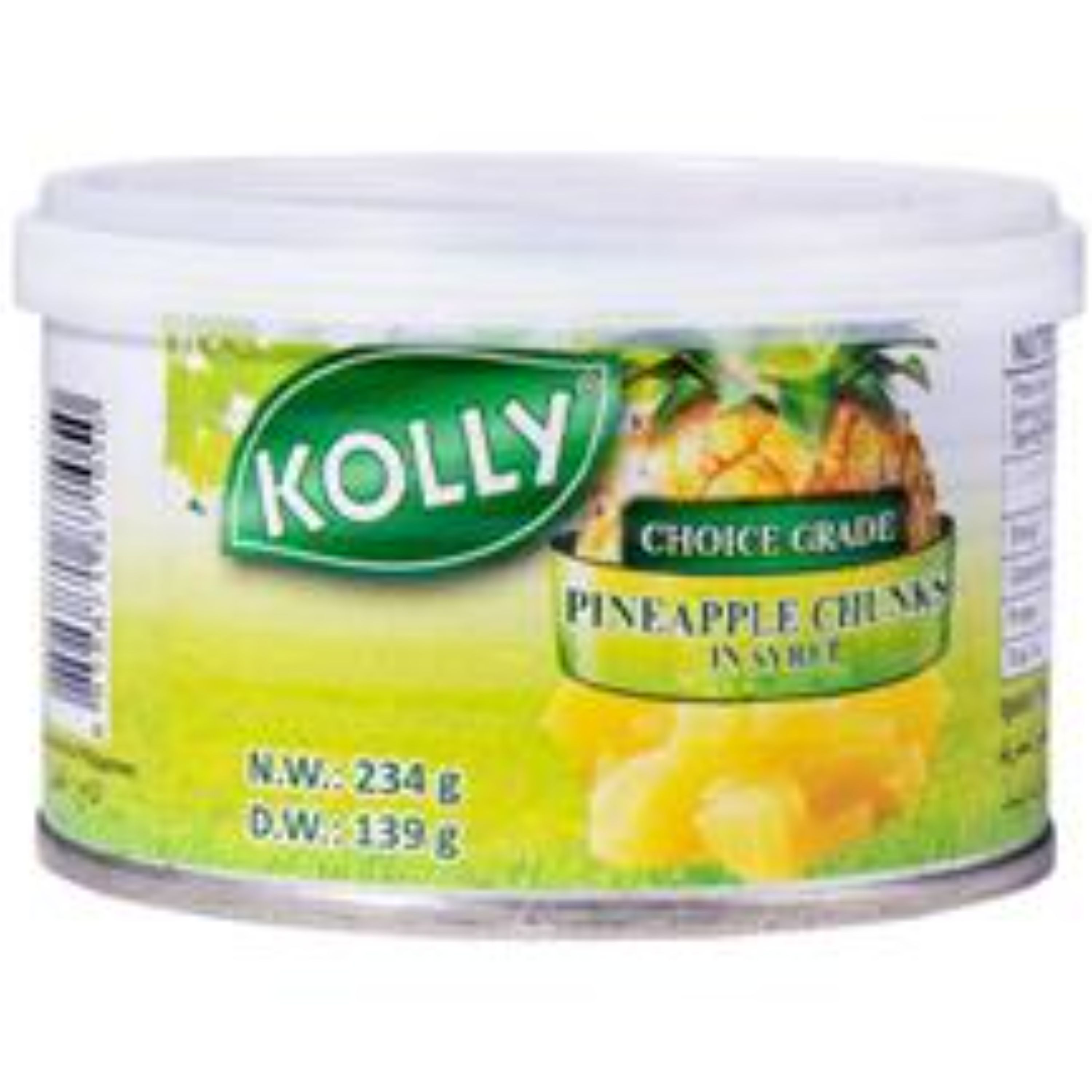 کمپوت آناناس کولی Kolly وزن 234 گرم محصول تایلند