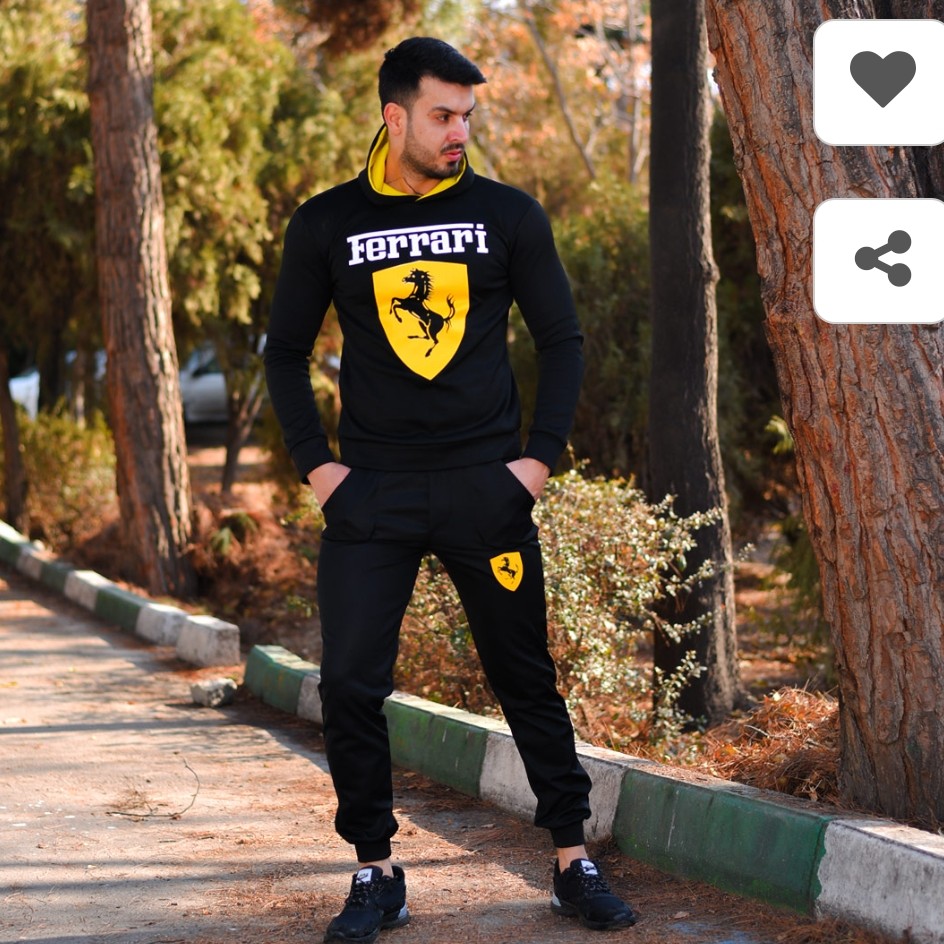 ست سوییشرت و شلوار مردانه مدل ferrari