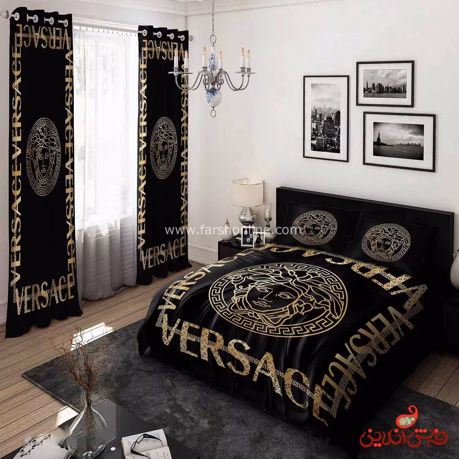روتختی طرح برند ورساچه کد 15543