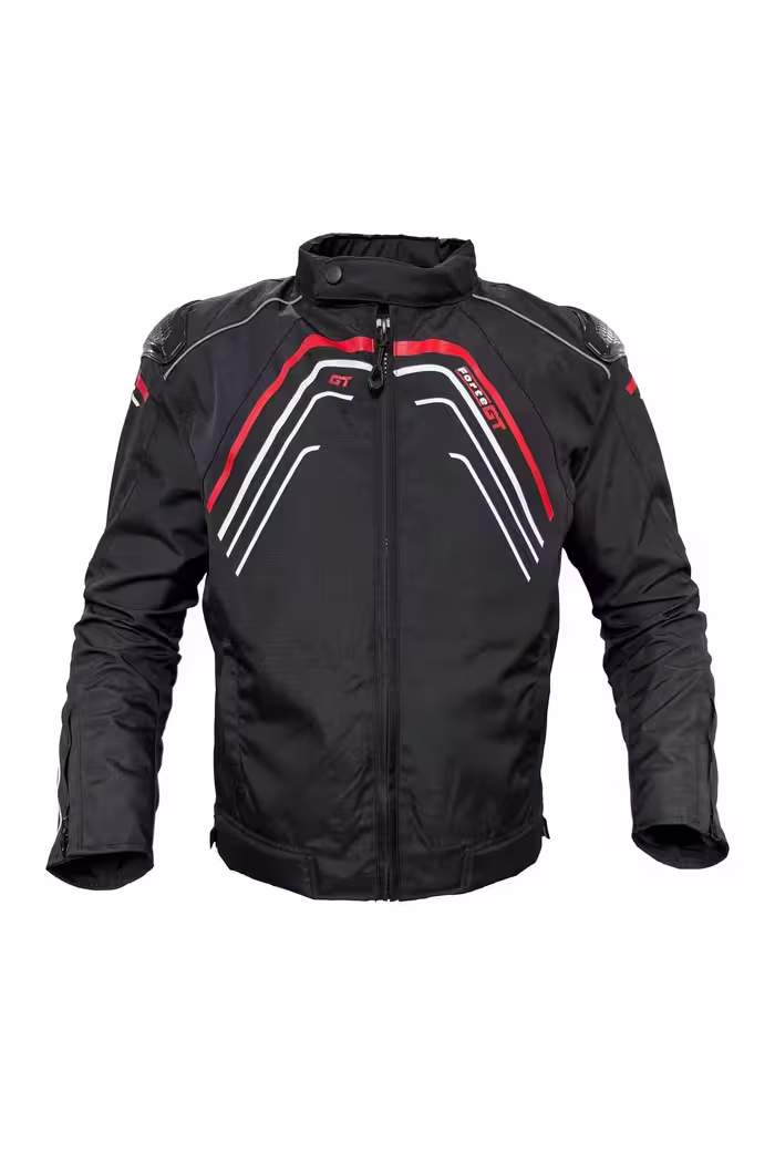 کاپشن موتورسوار مشکی مردانه FORTE GT 1075 ENERGY FULL PROTUNT 4 فصل کت موتور سیکلت زمستانی 3XL اندازه سیاه motosergen