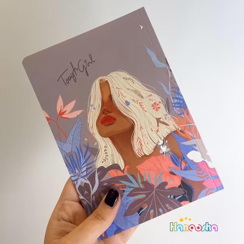 دفتر 50 برگ سویل طرح دختر | Tough girl