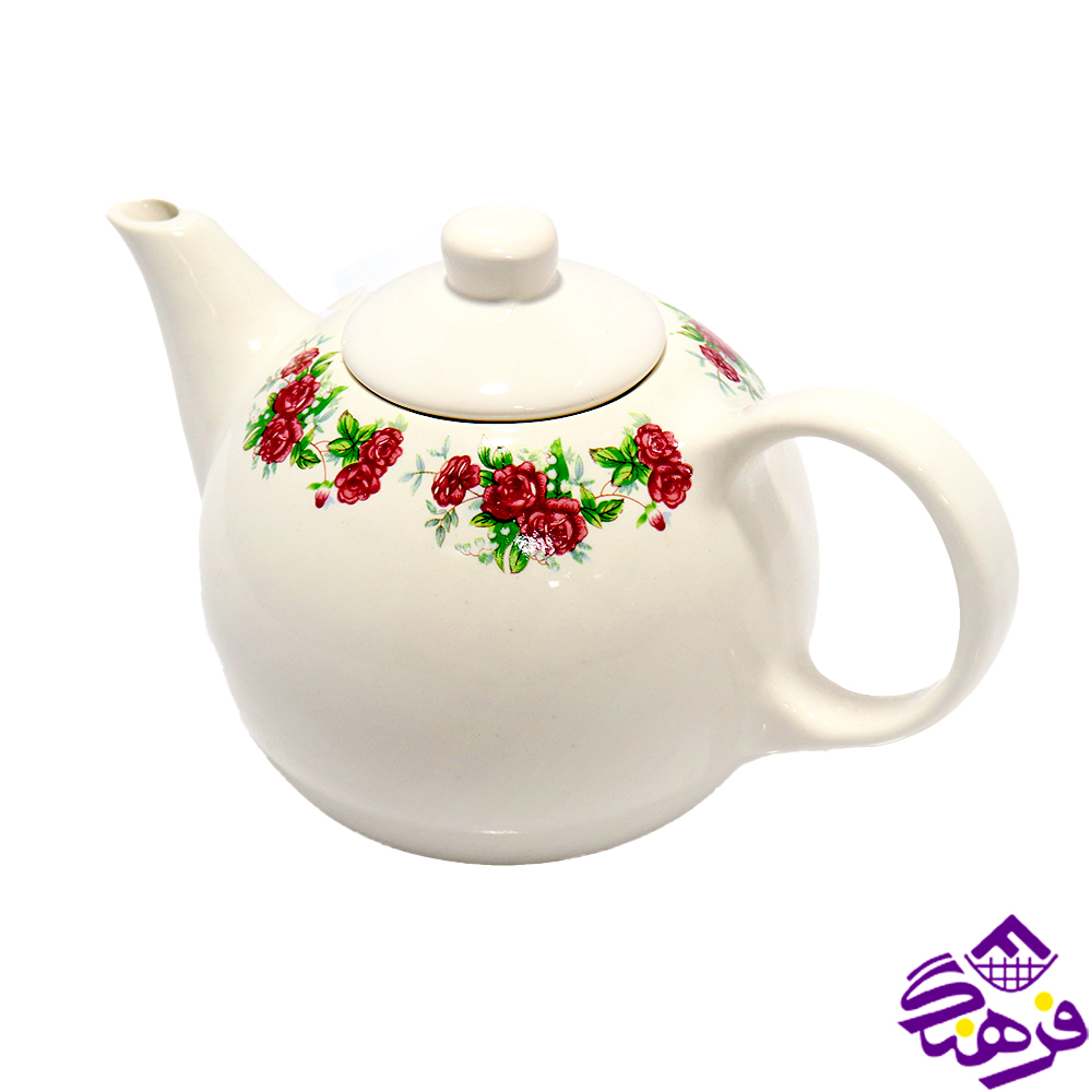 قوری سرامیکی دکور بزرگ