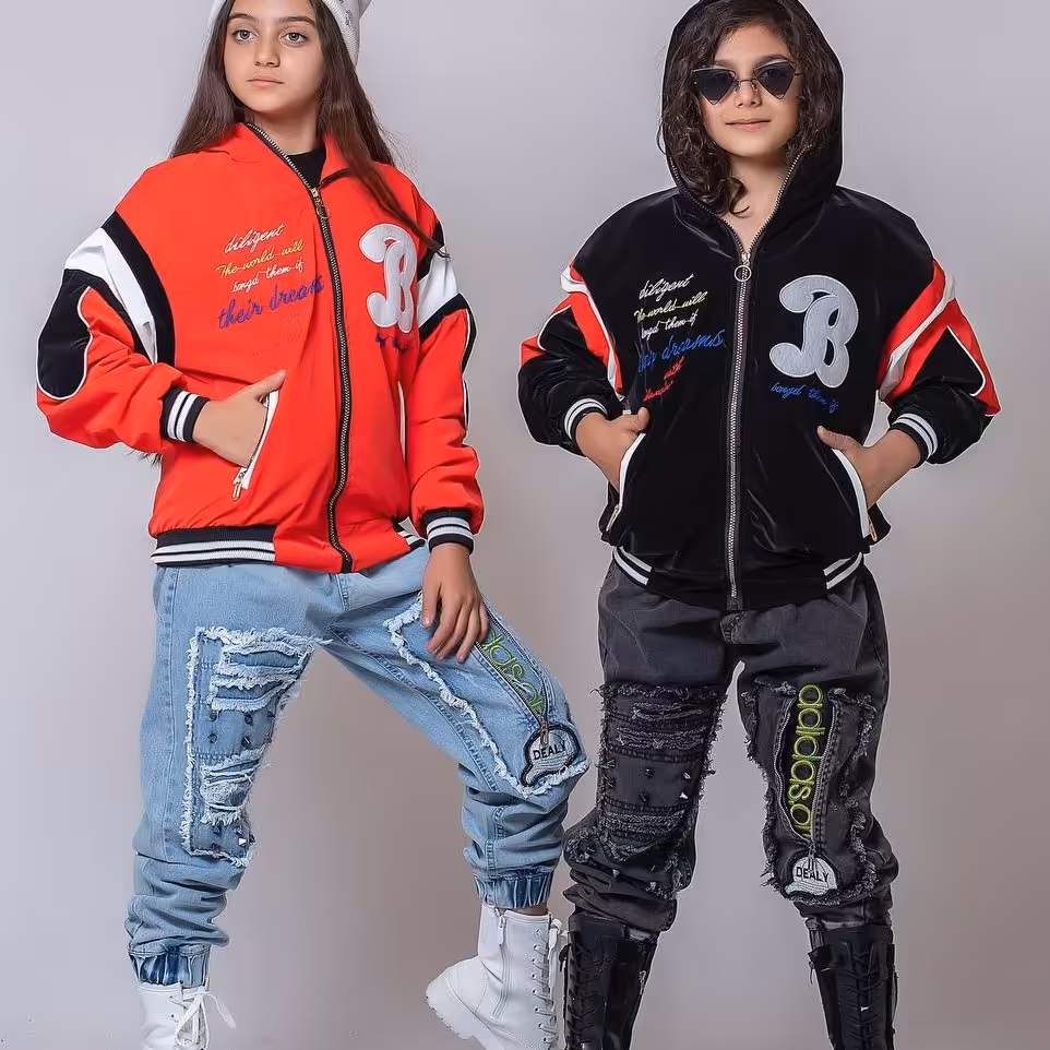 سوییشرت پسرانه سلیکونی داخل خز اورجینال