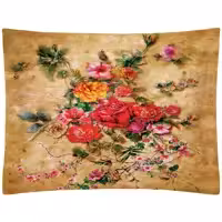 روبالشی مخمل پورشه با زیپ فلزی سایز 50 در 70 مدل P1-825 شرکت رنس
