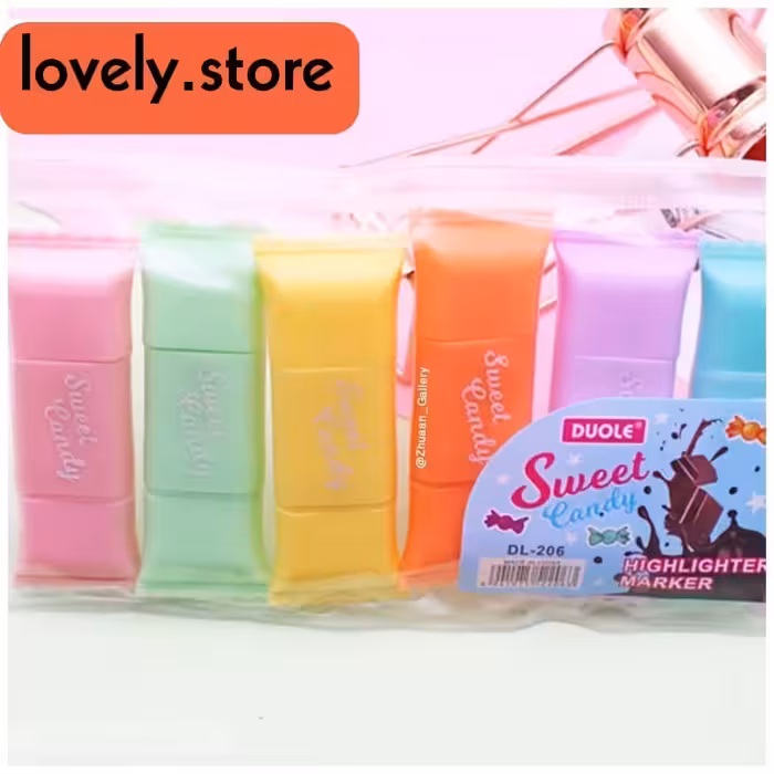 ست هایلایتر دو سر طرح شکلات