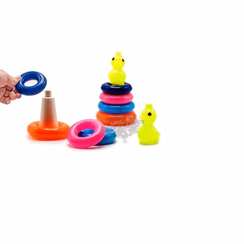 بازی تمرکز حلقه هوش طرح جوجه دو عددی